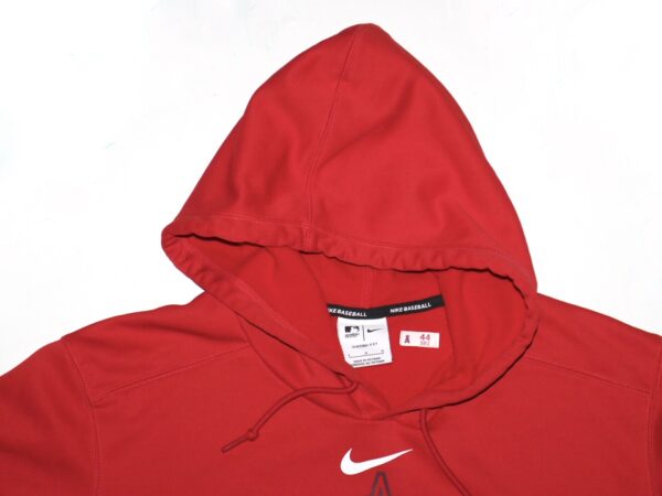 Ben Joyce 2023 Player Issued & Signed Official Los Angeles Angels Baseball 44 JOYCE Nike Therma-Fit Pullover Hoodie