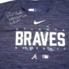 Drake Baldwin 2023 Player Issued & Signed Official Atlanta Braves Baseball BALDWIN 73 Nike Dri-Fit Shirt