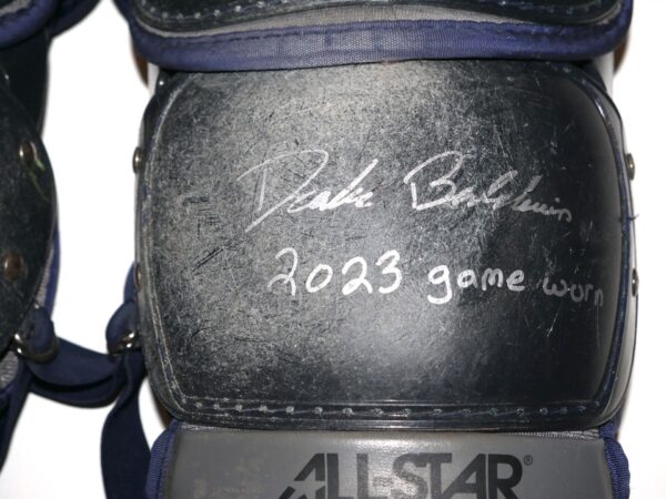 Drake Baldwin 2023 Rome Braves Game Worn & Signed All-Star 7 AXIS LG40WPRO Leg Guards