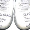 Drake Baldwin Augusta GreenJackets Training Worn & Signed Go Braves White & Silver Nike Alpha Renew Turf Baseball Shoes