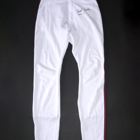 Drake Baldwin Game Worn & Signed Official White Rome Braves Nike Pants