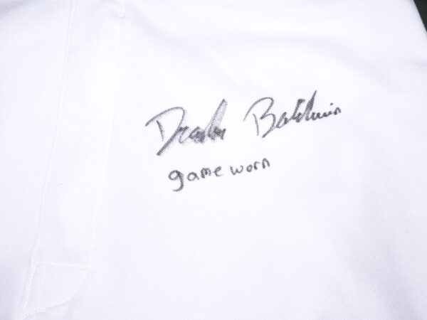 Drake Baldwin Game Worn & Signed Official White Rome Braves Nike Pants