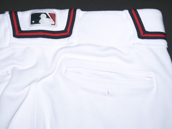 Drake Baldwin Game Worn & Signed Official White Rome Braves Nike Pants