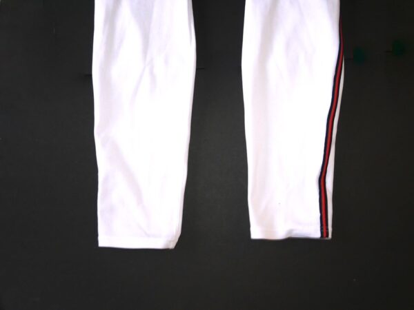 Drake Baldwin Game Worn & Signed Official White Rome Braves Nike Pants