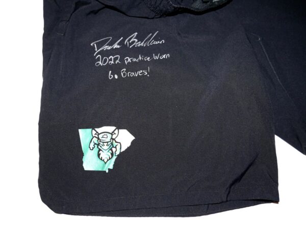 Drake Baldwin Practice Worn & Signed Official Augusta GreenJackets Nike Shorts