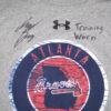 Indigo Diaz Training Worn & Signed Official Gray Atlanta Braves Long Sleeve Under Armour 2XL Shirt