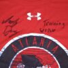 Indigo Diaz Training Worn & Signed Official Red Atlanta Braves Long Sleeve Under Armour 2XL Shirt