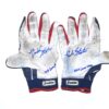 Landon Stephens 2023 Mississippi Braves Game Worn & Signed Franklin Powerstrap Batting Gloves