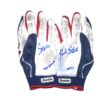 Landon Stephens 2023 Mississippi Braves Game Worn & Signed Franklin Powerstrap Batting Gloves