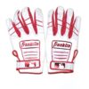 Landon Stephens 2023 Mississippi Braves Game Worn & Signed White & Red Franklin Batting Gloves