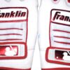 Landon Stephens 2023 Mississippi Braves Game Worn & Signed White & Red Franklin Batting Gloves
