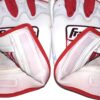 Landon Stephens 2023 Mississippi Braves Game Worn & Signed White & Red Franklin Batting Gloves