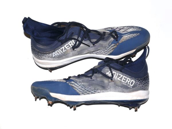 Logan O'Hoppe 2023 Los Angeles Angels #14 Game Worn & Signed Blue & Gray Adidas Adizero Cleats