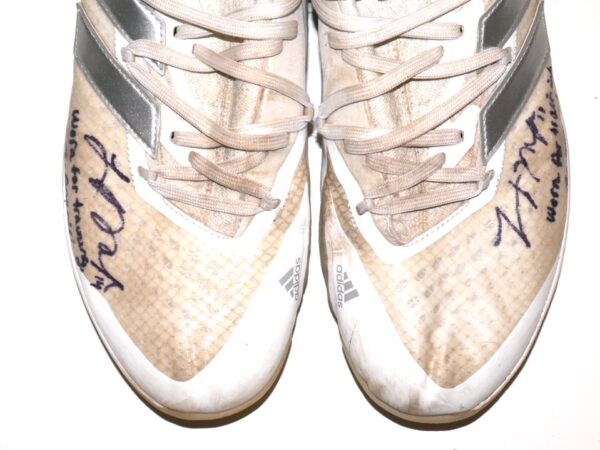 Logan O'Hoppe 2023 Los Angeles Angels #14 Training Worn & Signed Adidas Adizero Shoes