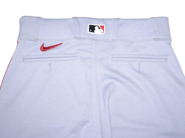 Stuart Fairchild 2023 Cincinnati Reds Game Worn & Signed Gray Nike Pants