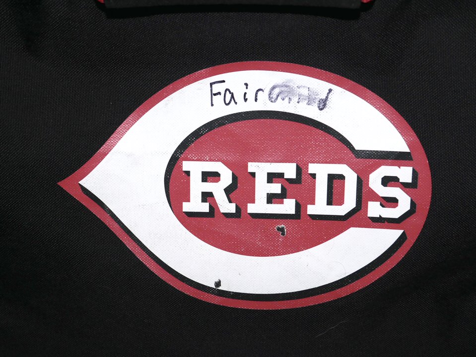 Stuart Fairchild Team Issued Official Cincinnati Reds 4orte Equipment Bag - Measures 28 x 15 x 15!
