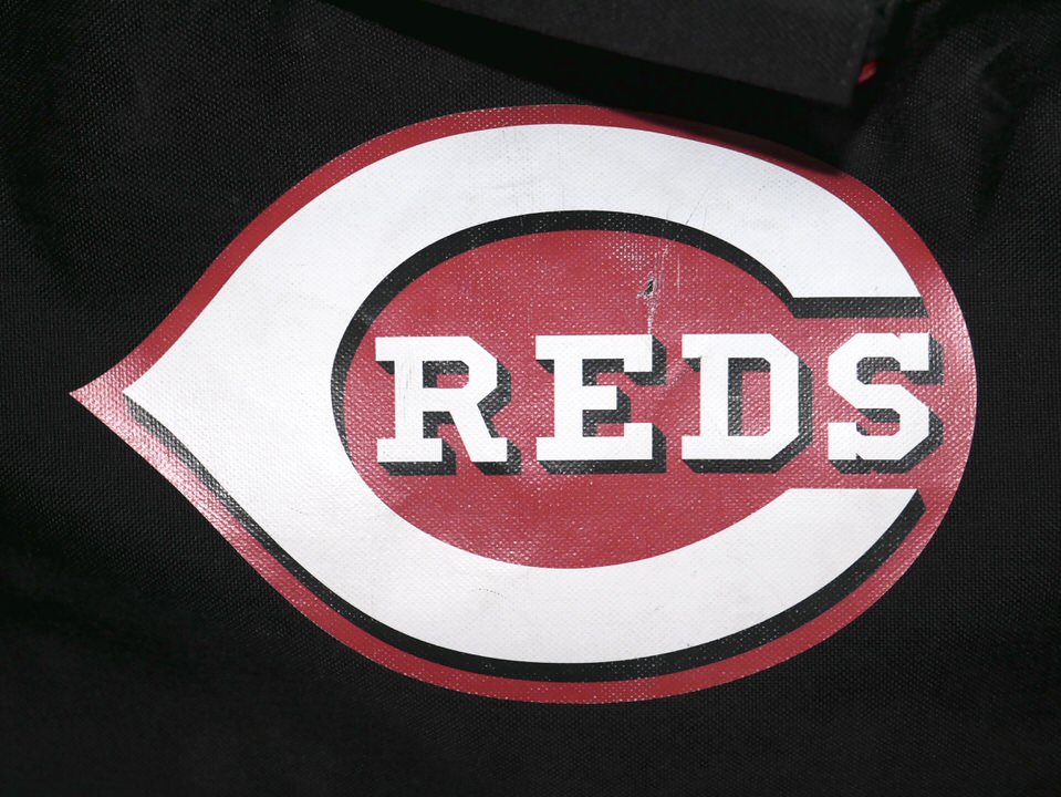 Stuart Fairchild Team Issued Official Cincinnati Reds 4orte Equipment Bag - Measures 28 x 15 x 15!