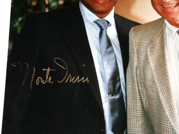 Baseball Hall of Famers Monte Irvin New York Giants and Stan Musial St Louis Cardinals Signed Autographed 8 x 10 Photo - JSA