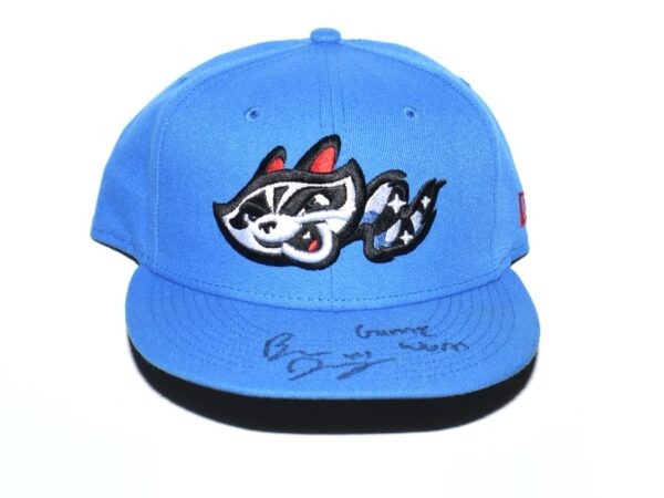 Ben Joyce 2023 Game Worn & Signed Official Rocket City Trash Pandas New Era 59FIFTY Hat