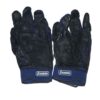 Cade Bunnell 2023 Mississippi Braves Game Worn & Signed Blue & Black Franklin Batting Gloves