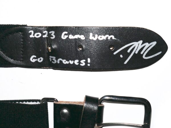David McCabe 2023 Salt River Rafters Game Worn & Signed Baseball Belt - Worn in Arizona Fall League!
