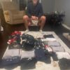 David McCabe with2 023 Rome Braves Game Worn & Signed Bruce Bolt Batting Gloves - Also Worn in Arizona Fall League!
