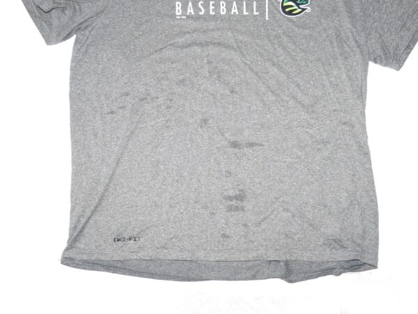 Drake Baldwin Practice Worn & Autographed Official Augusta GreenJackets Baseball Nike Dri-Fit XXL Shirt