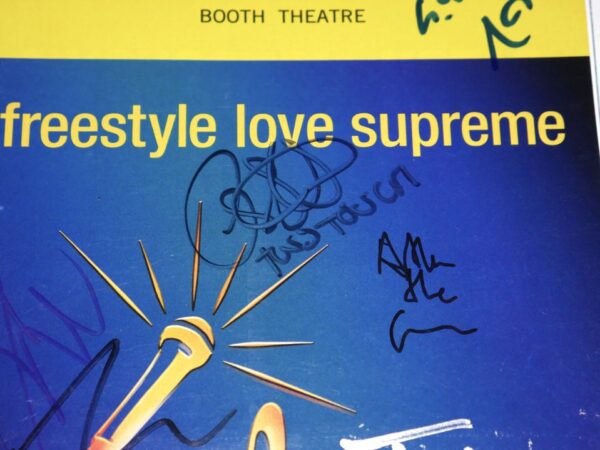 Freestyle Love Supreme Cast-Signed Playbill with Lin-Manuel Miranda, Arthur Lewis, Daveed Diggs, Chris Sullivan - ACOA