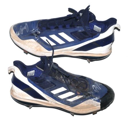 Indigo Diaz 2023 Somerset Patriots Game Worn & Signed Adidas Boost Baseball Cleats