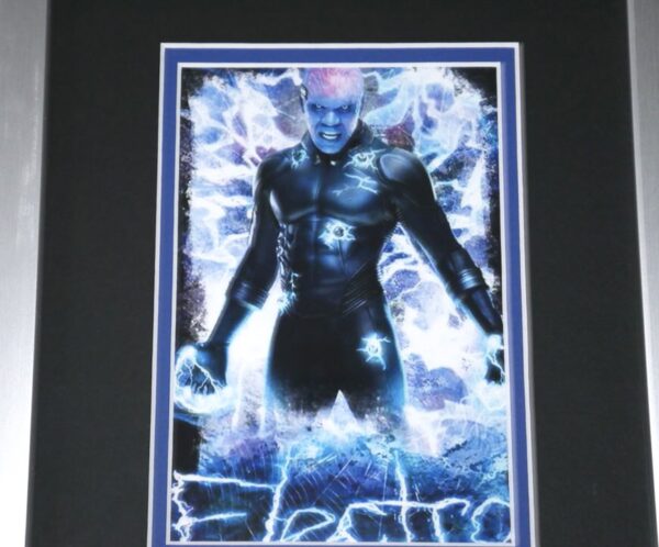 Jamie Foxx "Electro" Signed "Spider-Man: No Way Home" Custom Framed Cut Display - Measures 10 x 15.5