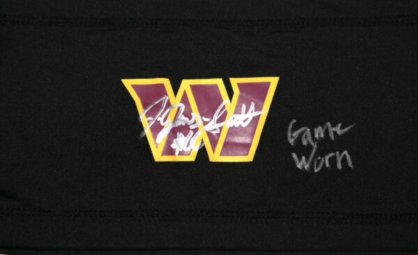 Jaryd Jones-Smith 2023 Game Worn & Signed Official Washington Commanders New Era Headband