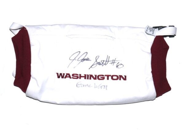 Jaryd Jones-Smith 2023 Game Worn & Signed Official Washington Commanders Hand Warmers