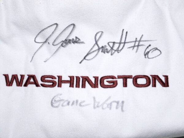 Jaryd Jones-Smith 2023 Game Worn & Signed Official Washington Commanders Hand Warmers