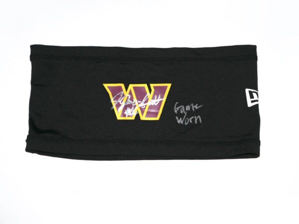 Jaryd Jones-Smith 2023 Game Worn & Signed Official Washington Commanders New Era Headband