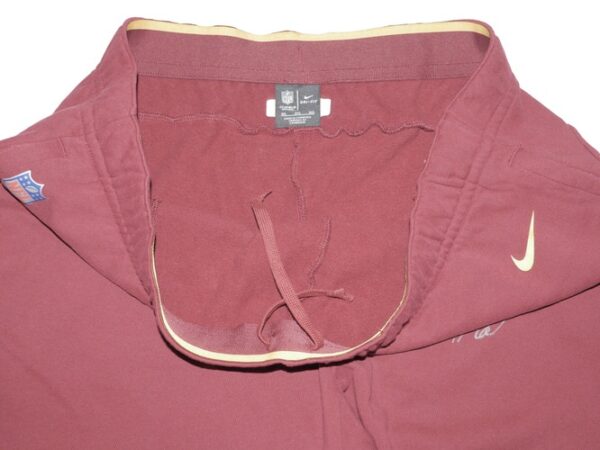 Jaryd Jones-Smith 2023 Training Camp Worn & Signed Official Washington Commanders #60 Nike 3XL Sweatpants