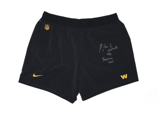 Jaryd Jones-Smith 2023 Training Camp Worn & Signed Official Washington Commanders Nike Dri-Fit 4XL Shorts