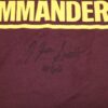 Jaryd Jones-Smith 2023 Training Worn & Signed Official Washington Commanders TEAM Nike Dri-Fit 4XL Shirt