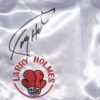 Larry Holmes & Gerry Cooney Autographed Custom Boxing Trunks - JSA Witnessed COA