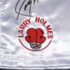 Larry Holmes & Gerry Cooney Autographed Custom Boxing Trunks - JSA Witnessed COA