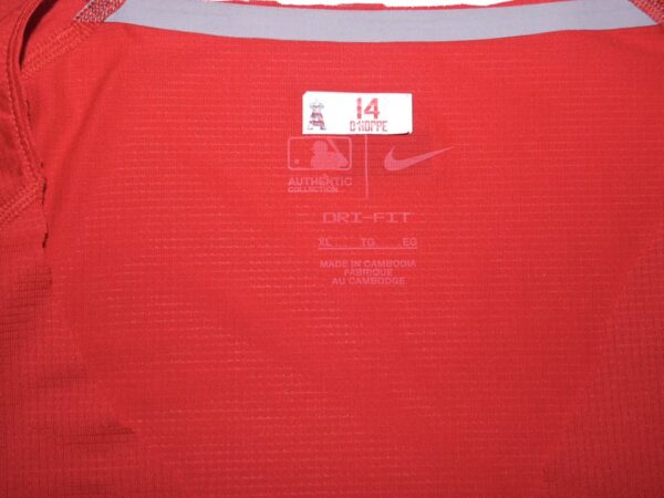 Logan O'Hoppe 2023 Game Worn & Signed Official Los Angeles Angels 14 O'HOPPE Nike Dri-Fit XL Shirt1