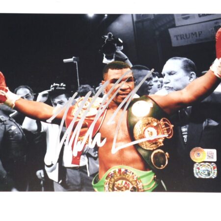 Mike Tyson Signed Autographed World Boxing Heavyweight Champion 8 x 10 - Tyson Hologram