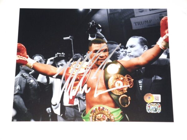 Mike Tyson Signed Autographed World Boxing Heavyweight Champion 8 x 10 - Tyson Hologram