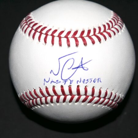 Nestor Cortes New York Yankees Signed & Inscribed Nasty Nestor Official Major League Baseball - JSA