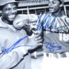 New York Mets Dwight Gooden Darryl Strawberry & Boxing Hall of Famer Mike Tyson Signed 11x14 Black & White Photo - JSA