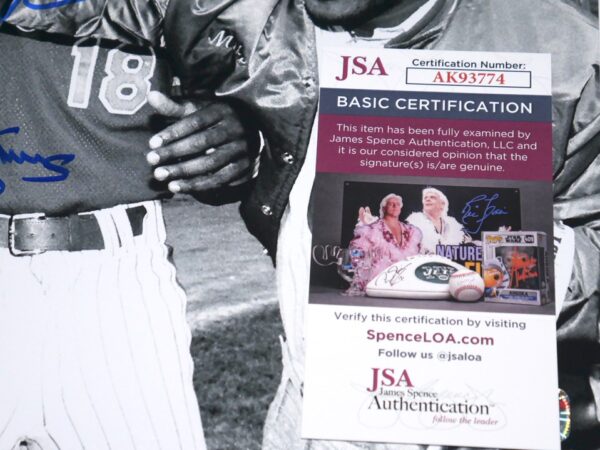 New York Mets Dwight Gooden Darryl Strawberry & Boxing Hall of Famer Mike Tyson Signed 11x14 Black & White Photo - JSA