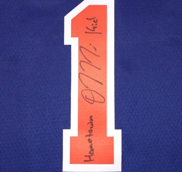 Obi Toppin Signed and Inscribed "Hometown Kid" New York Knicks Swingman Nike Jersey