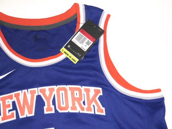 Obi Toppin Signed and Inscribed "Hometown Kid" New York Knicks Swingman Nike Jersey