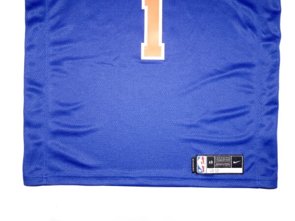 Obi Toppin Signed and Inscribed "Hometown Kid" New York Knicks Swingman Nike Jersey