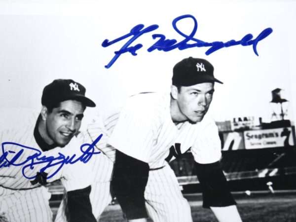 Phil Rizzuto, Andy Carey & Gil McDougald Signed New York Yankees 8 x 10 Photo - JSA LOA