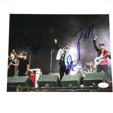 Prophets of Rage Chuck D, B-Real and Tom Morello Signed Autographed 8 x 10 Photo - JSA